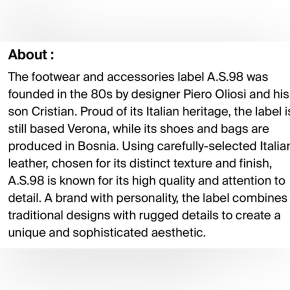 NWT A.S. 98 leather unisex Ocean Blue with black trim zipper satchel bag - Picture 13 of 13